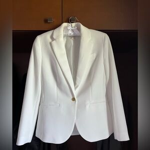 J. Crew White Blazer